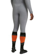 Falke Unterziehhose Tight Wool-Tech (hervorragendes Feuchtigkeitsmanagement) lang Unterwäsche grau Herren