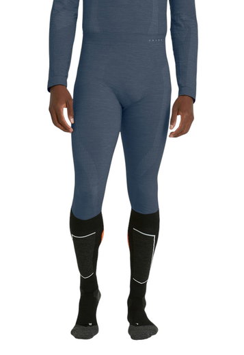 Falke Unterziehhose Tight Wool-Tech (hervorragendes Feuchtigkeitsmanagement) lang Unterwäsche blau Herren