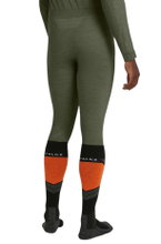 Falke Unterziehhose Tight Wool-Tech (hervorragendes Feuchtigkeitsmanagement) lang Unterwäsche olivegrün Herren