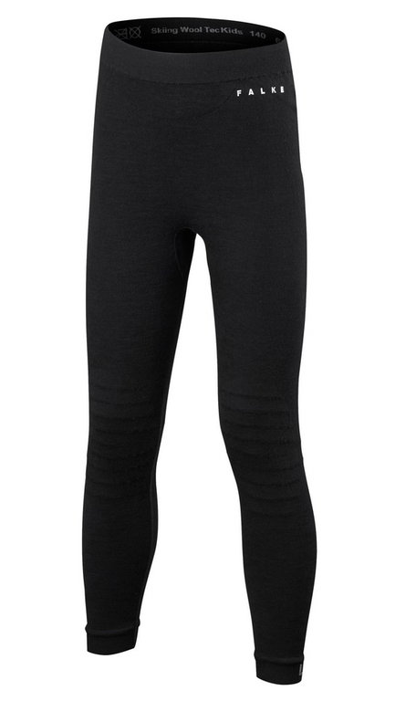 Falke Funktionsunterwäsche Unterziehhose Wool-Tech Tight (feinste Merinowolle) schwarz Kinder
