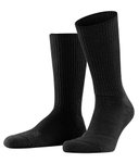 Falke Wandersocke Crew Walkie Ergo (Trekking, Merinowolle) schwarz - 1 Paar