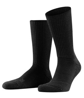 Falke Wandersocke Crew Walkie Ergo (Trekking, Merinowolle) schwarz - 1 Paar