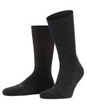 Falke Wandersocke Crew Walkie Ergo (Trekking, Merinowolle) anthrazitgrau - 1 Paar