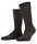Falke Wandersocke Crew Walkie Ergo (Trekking, Merinowolle) dunkelgrau - 1 Paar