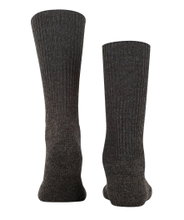 Falke Wandersocke Crew Walkie Ergo (Trekking, Merinowolle) dunkelgrau - 1 Paar