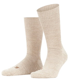 Falke Wandersocke Crew Walkie Ergo (Trekking, Merinowolle) sandbraun - 1 Paar