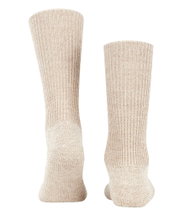 Falke Wandersocke Crew Walkie Ergo (Trekking, Merinowolle) sandbraun - 1 Paar