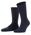 Falke Wandersocke Crew Walkie Ergo (Trekking, Merinowolle) marineblau - 1 Paar