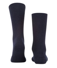 Falke Wandersocke Crew Walkie Ergo (Trekking, Merinowolle) marineblau - 1 Paar