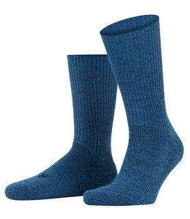 Falke Wandersocke Crew Walkie Ergo (Trekking, Merinowolle) hellblau - 1 Paar