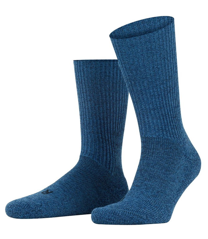 Falke Wandersocke Crew Walkie Ergo (Trekking, Merinowolle) hellblau - 1 Paar