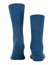Falke Wandersocke Crew Walkie Ergo (Trekking, Merinowolle) hellblau - 1 Paar