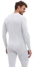 Falke Funktionsunterwäsche Langarmshirt Warm (perfekte Feuchtigkeits-und Temperaturregulierung) weiss Herren