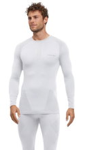 Falke Funktionsunterwäsche Langarmshirt Warm (perfekte Feuchtigkeits-und Temperaturregulierung) weiss Herren