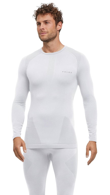 Falke Funktionsunterwäsche Langarmshirt Warm (perfekte Feuchtigkeits-und Temperaturregulierung) weiss Herren