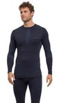 Falke Funktionsunterwäsche Langarmshirt Warm (perfekte Feuchtigkeits-und Temperaturregulierung) navyblau Herren