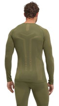 Falke Funktionsunterwäsche Langarmshirt Warm (perfekte Feuchtigkeits-und Temperaturregulierung) olivegrün Herren