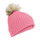 Falke Wintermütze (Bommel) - Schurwolle, Rippenstruktur - pink - 1 Stück
