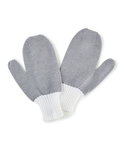 Falke Winterhandschuhe (Fäustling) - warm und soft weiss/grau Damen/Herren 1 Paar