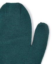 Falke Winter Gloves (Mittens) - warm and soft green/orange Women/Men 1 Pair
