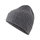Falke Wintermütze (Beanie) Unisex - Kaschmir, Rippenstruktur, Umschlag - dunkelgrau - 1 Stück