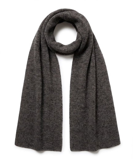 Falke winter scarf (fine merino wool) dark grey 170cm x 30cm - 1 piece