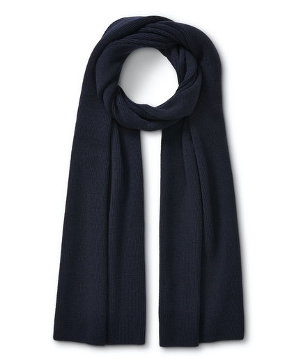 Falke Winterschal (feiner Merinowolle) nachtblau 180cm x 30cm - 1 Stück