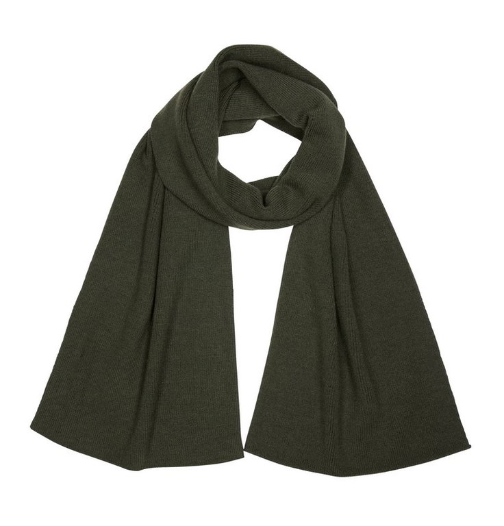 Falke Winterschal (feiner Merinowolle) dunkelgrün 170cm x 30cm - 1 Stück