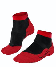 Falke Laufsocke RU4 Endurance Short (mittelstarke Polsterung) schwarz/rot Herren - 1 Paar