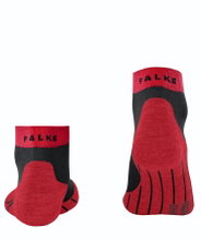 Falke Laufsocke RU4 Endurance Short (mittelstarke Polsterung) schwarz/rot Herren - 1 Paar