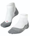 Falke Laufsocke RU4 Endurance Short (mittelstarke Polsterung) weiss/grau Herren - 1 Paar