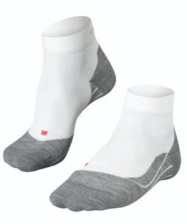 Falke Running Sock RU4 Endurance Short (medium cushioning) white/gray Men - 1 Pair