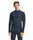 Falke Funktionsunterwäsche Langarmshirt Wool-Tech (feinste Merinowolle, hohe Bewegungsfreiheit) spaceblau Herren