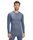 Falke Funktionsunterwäsche Langarmshirt Wool-Tech Light (feinste Merinowolle) blau Herren