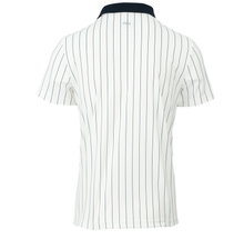 Fila Tennis Polo Stripes Björn Retro Look (100% Polyester) white/navy blue Men