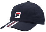 Fila Basecap Bobby Stripes (100% Polyester) dunkelblau - 1 Stück
