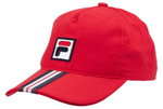 Fila Basecap Bobby Stripes (100% Polyester) rot - 1 Stück