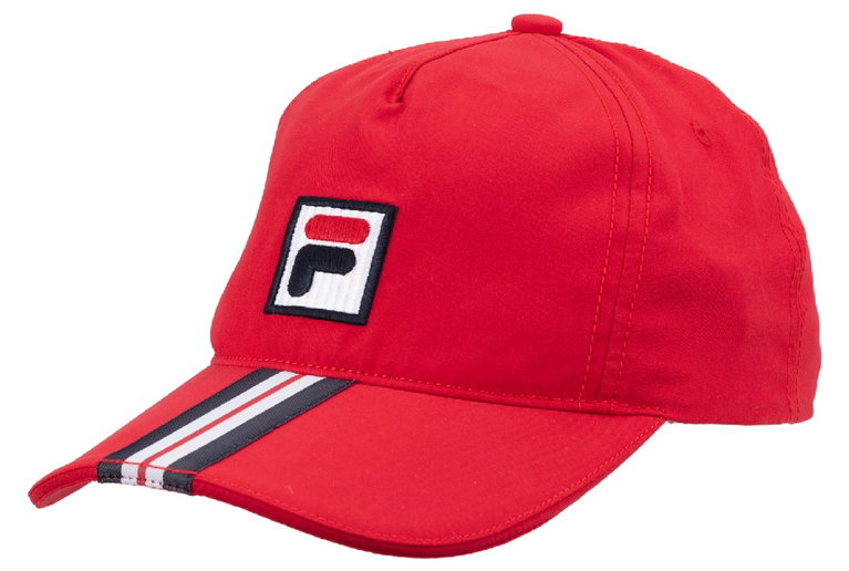 Fila Basecap Bobby Stripes (100% Polyester) rot - 1 Stück