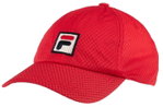 Fila Cap Tennis Sampau Mesh (100% Polyester) rot - 1 Stück