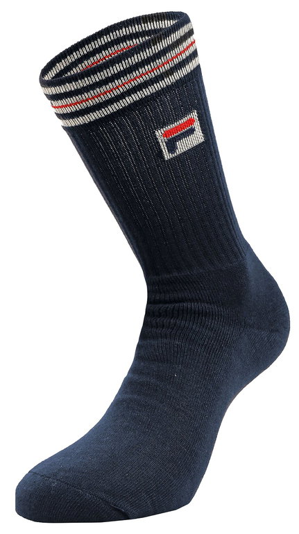 Fila Tennis Sock Crew Heritage (83% Polyester) black Men - 1 Pair