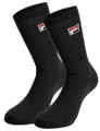 Fila Tennissocke Crew Performance schwarz - 2 Paar