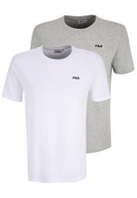 Fila Koszulka Freizeit-Shirt Brod (Bawełna) biały/szary męski - 2-pak