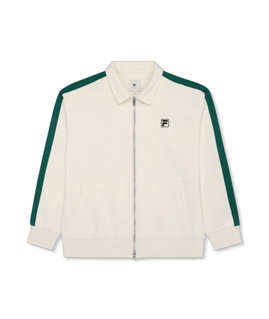 Fila Freizeit-Sportjacke Como Polo-Jacke Full Zip - weiss Herren
