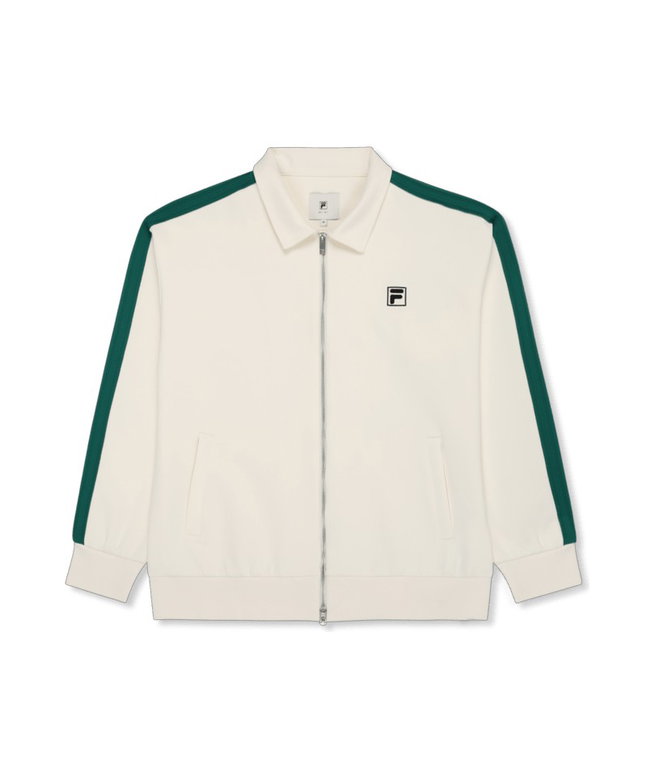 Fila Freizeit-Sportjacke Como Polo-Jacke Full Zip - weiss Herren