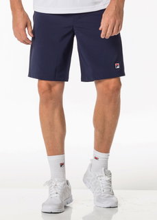 Fila Tennishose Short Santana (4-Wege-Stretch, atmungsaktiv) kurz peacoatblau Herren
