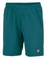 Fila Tennishose Short Santana (4-Wege-Stretch, atmungsaktiv) kurz blaugrün Herren
