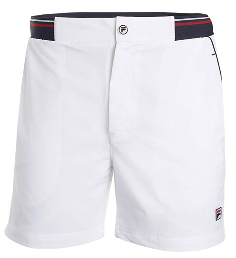 Fila Tennishose Short Stephan kurz weiss Herren