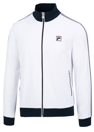 Fila Tennisjacke Jake Warm-Up weiss Herren