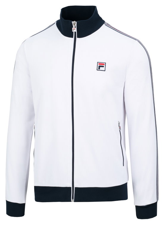 Fila Tennisjacke Jake Warm-Up weiss Herren