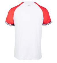 Fila Tennis T-shirt Alfie (100% Polyester, 3 stripes) white/red Men